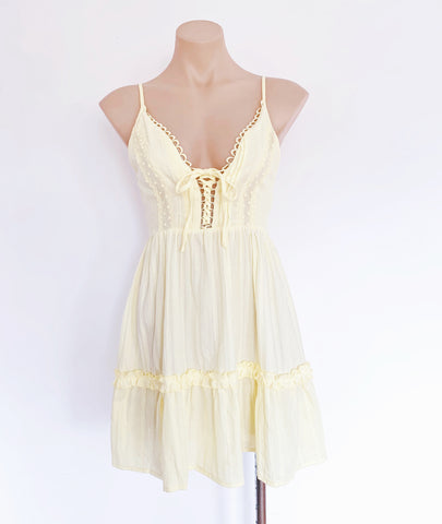 lemon summer dress