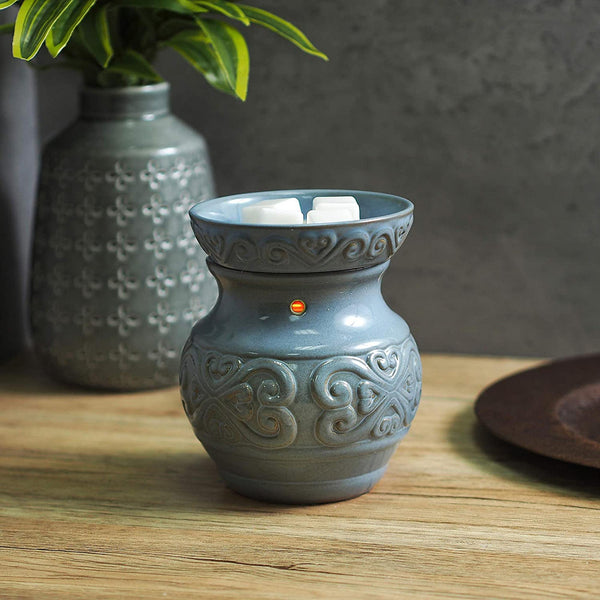 HOSLEY® Ceramic Electric Liquid Potpourri Pot Warmer, Black color