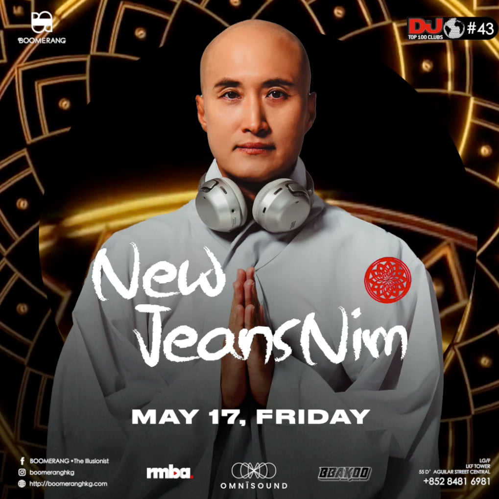 DJ NewJeanNim at Boomerang Hong Kong on 17 May