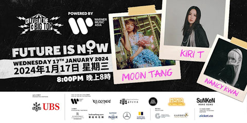 FUTURE IS NOW – MOON TANG, KIRI T & NANCY KWAI, LIVE AT THE BIG TOP