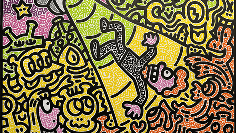 Mr. Doodle Exhibit in Hong Kong