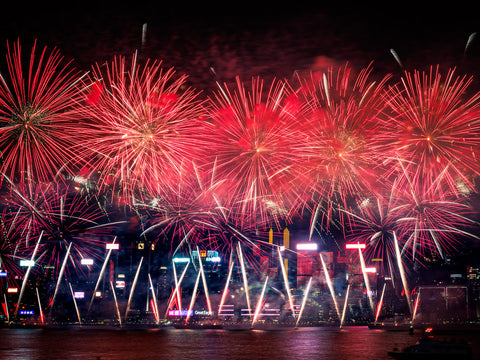 CNY fireworks hong kong 2024