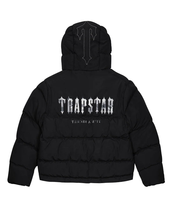 Trapstar Decoded Hooded Puffer 2.0 Jacket - Black – sourcedbycs