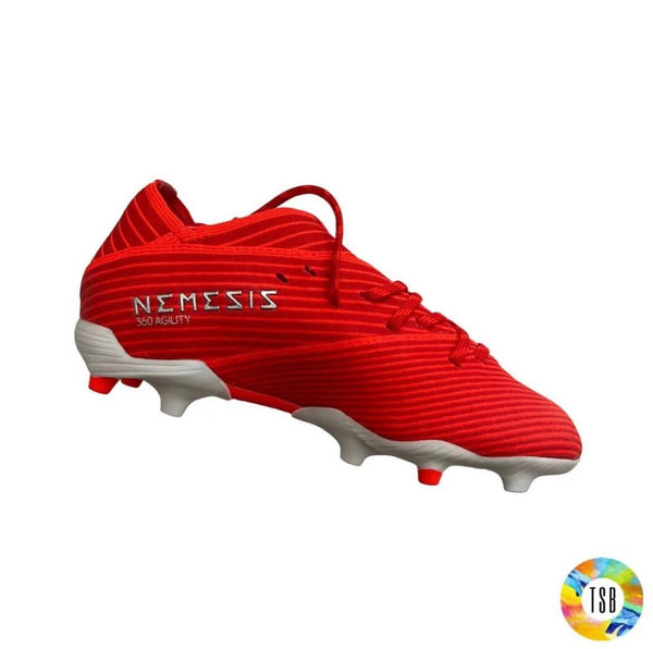 Adidas Nemeziz Firm Ground - Red/White/Silver – TopSpecBoots