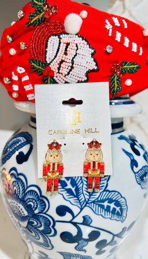 Nutcracker embellished earrings - Lb's Boutique NC