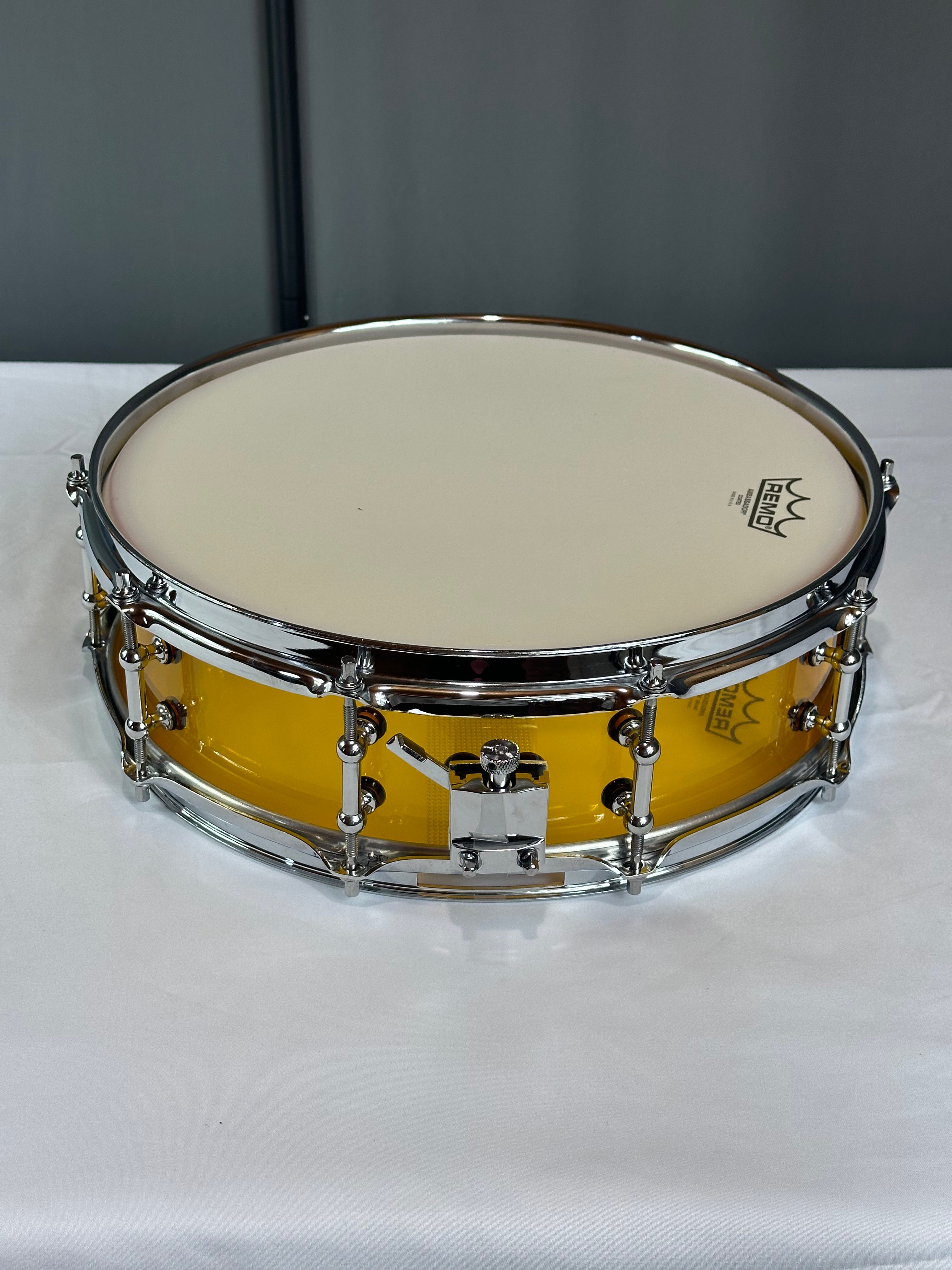 Amber Acrylic Piccolo Drum ASD-14x4-A