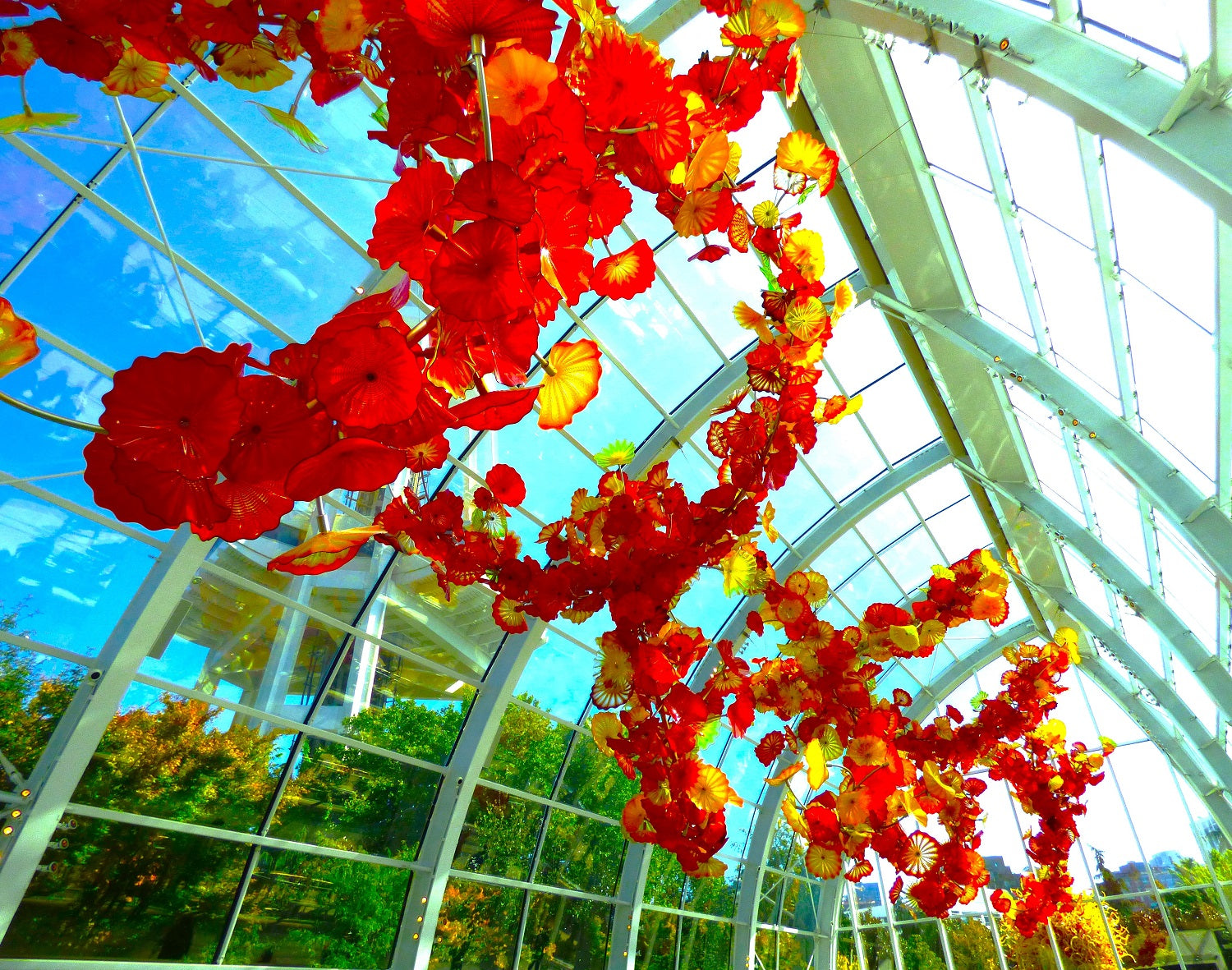 Chihuly Glass Structure