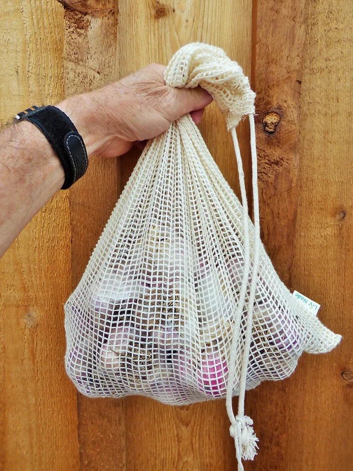 Store your garlic in mesh bags.