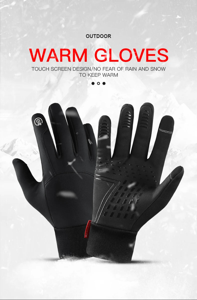 Waterproof Work Gloves, Thermal Insulated, Touchscreen, Enhanced Grip ...