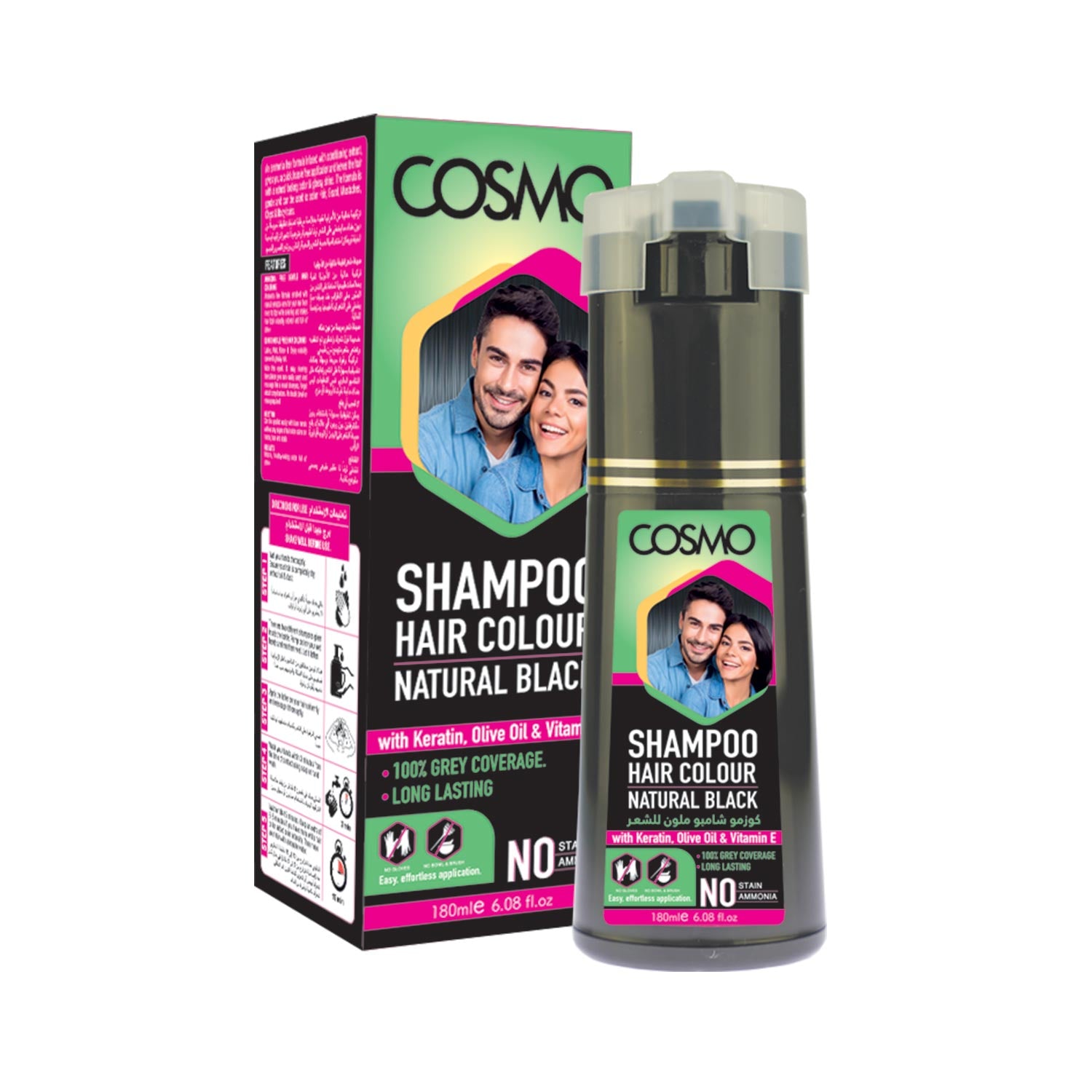 Buy The Black Magic Hair Color Shampoo with Hair Energizing Scalp Serum  Online at Best Price in India on Naaptolcom
