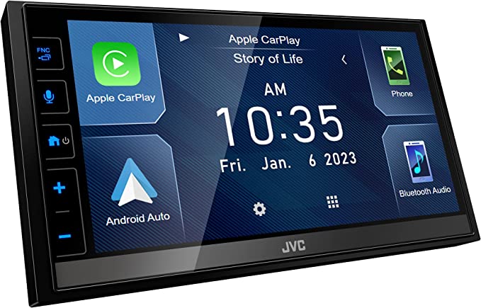 JVC KW-M788BH Apple Android Auto Digital Media Double — Automotive Sound and Protection