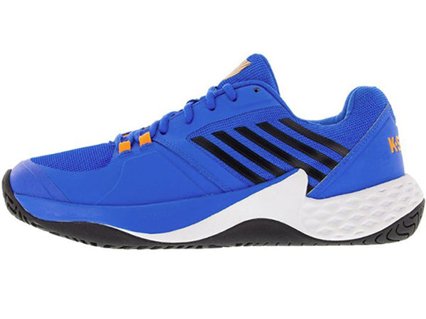 blue and orange k swiss