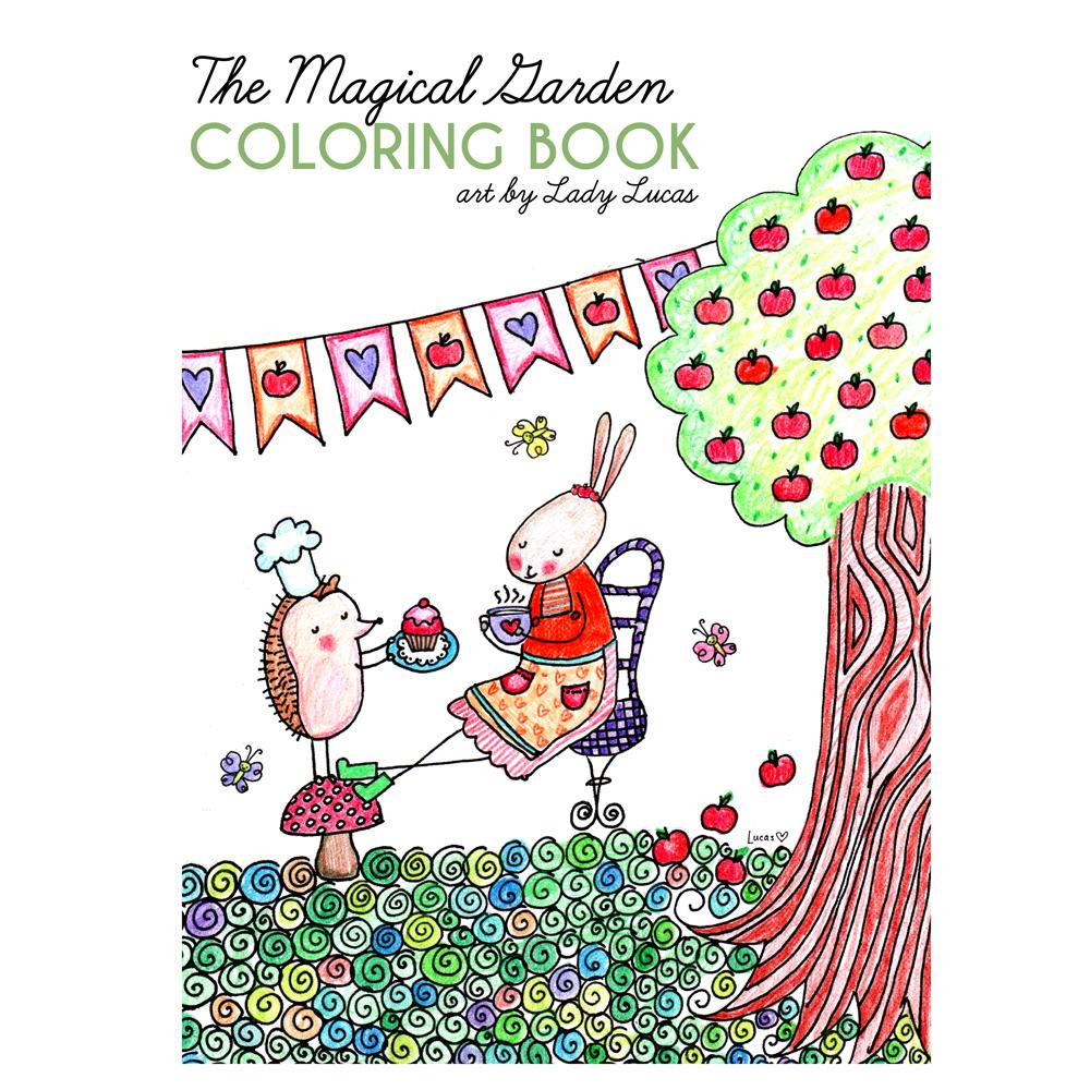 the magical garden printable coloring book souvenear