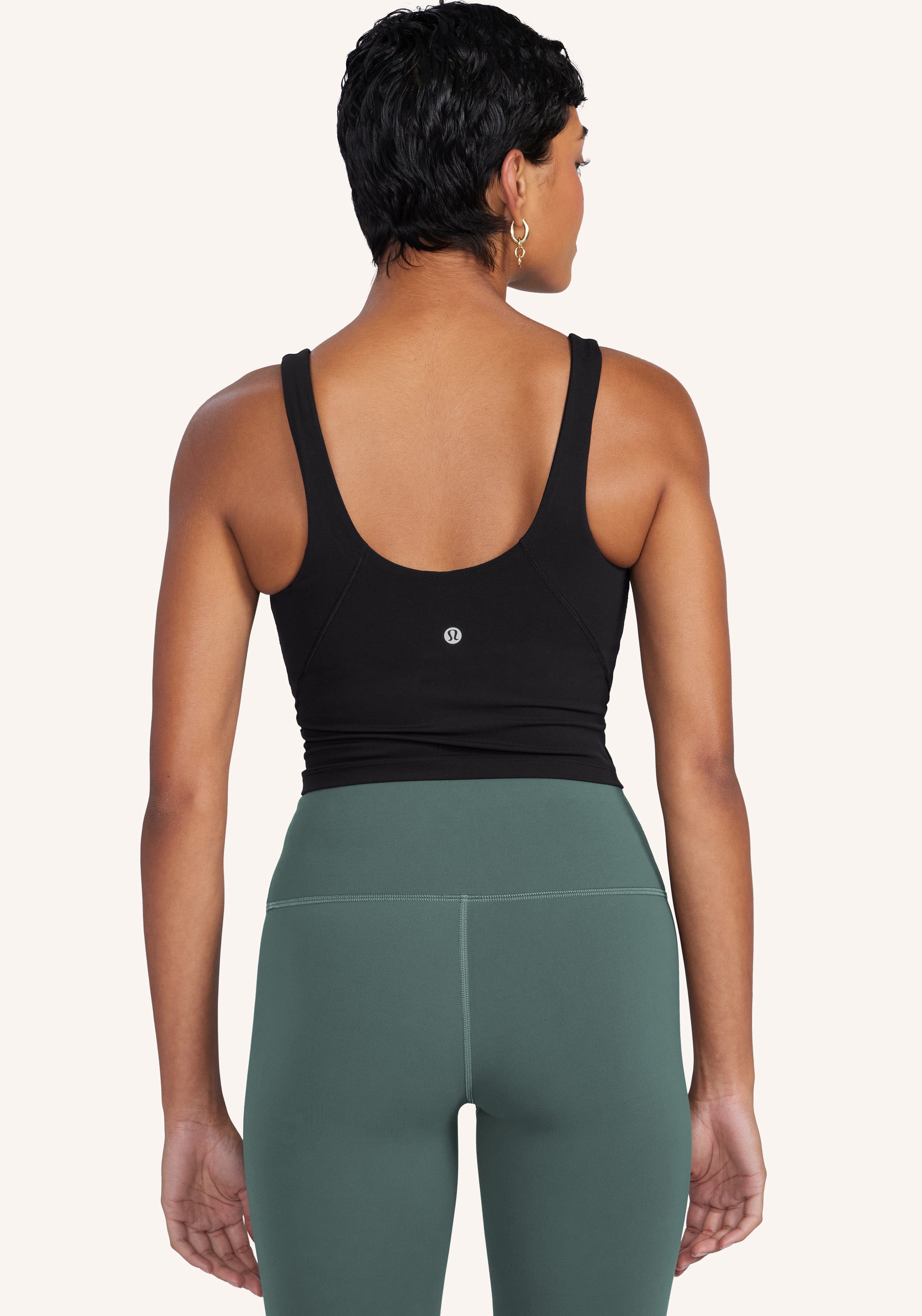 Compression Yoga Black Align Tank With Built In Bra And Strappy Back For  Women Ideal For Running, Dancing, And Activewear Workouts From Virson,  $18.36