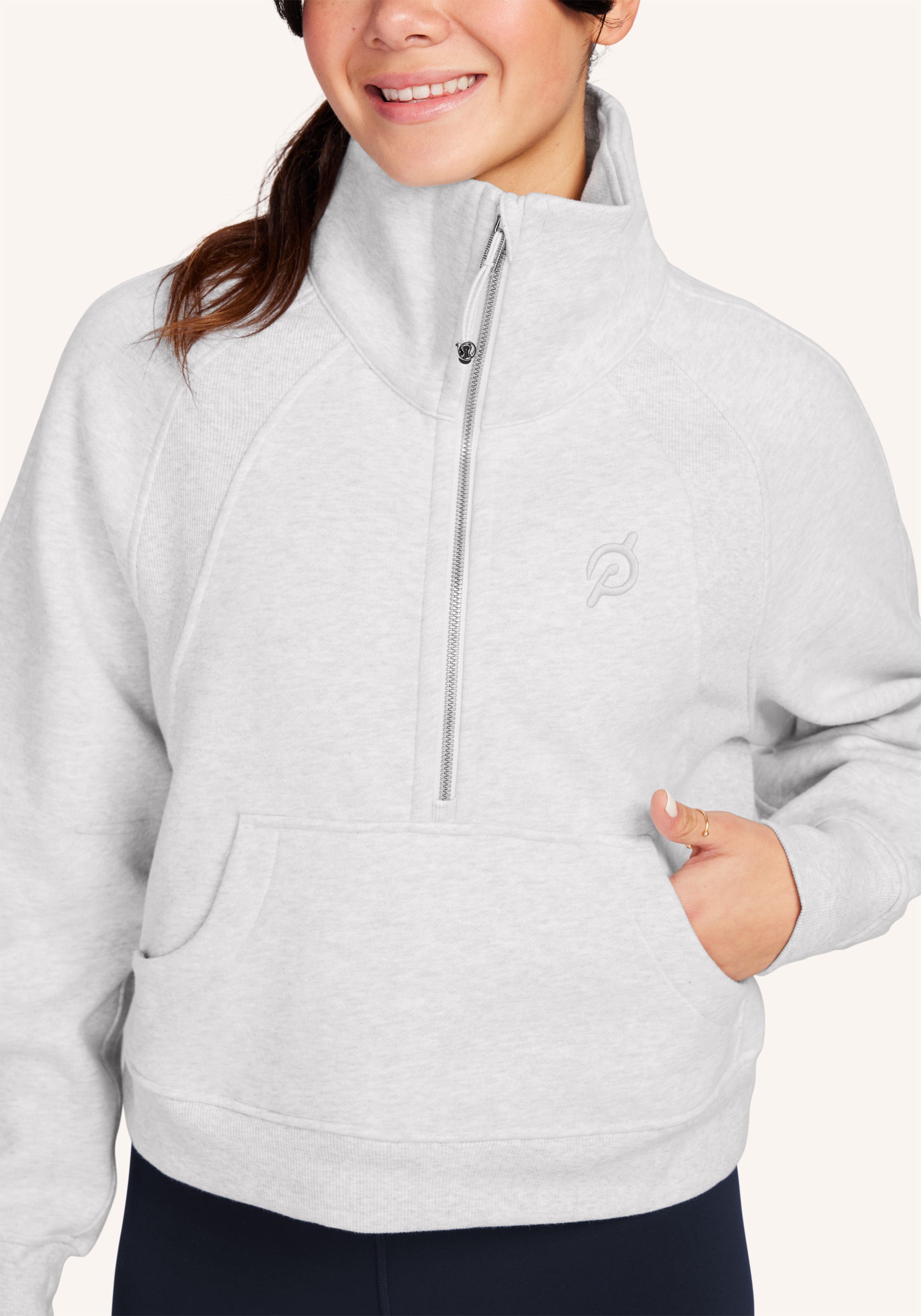 Scuba Oversized Funnel-Neck Full Zip *Long