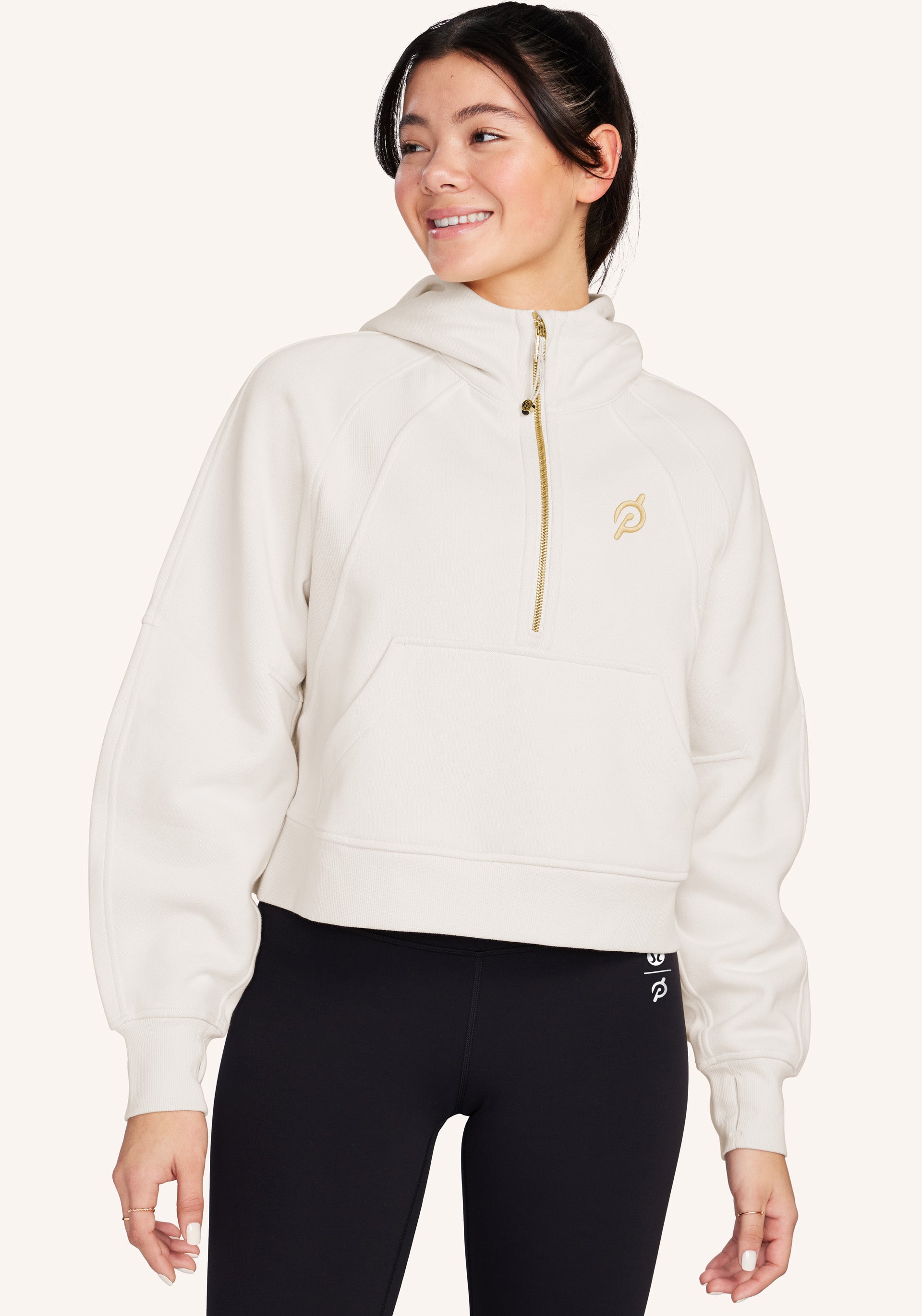 Scuba Oversized Half-Zip Hoodie – Peloton Apparel US