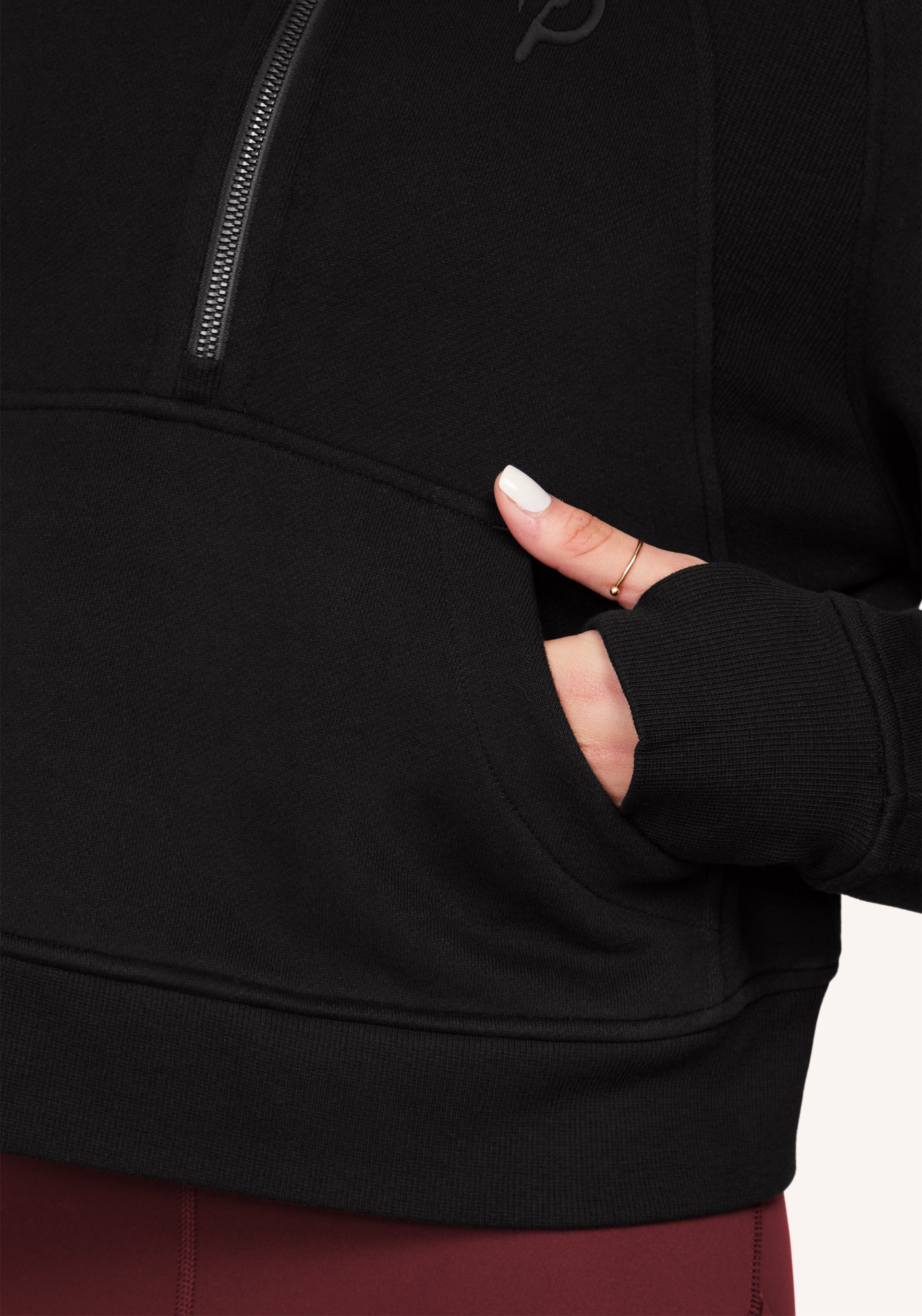 Scuba Oversized Funnel-Neck Half Zip – Peloton Apparel US