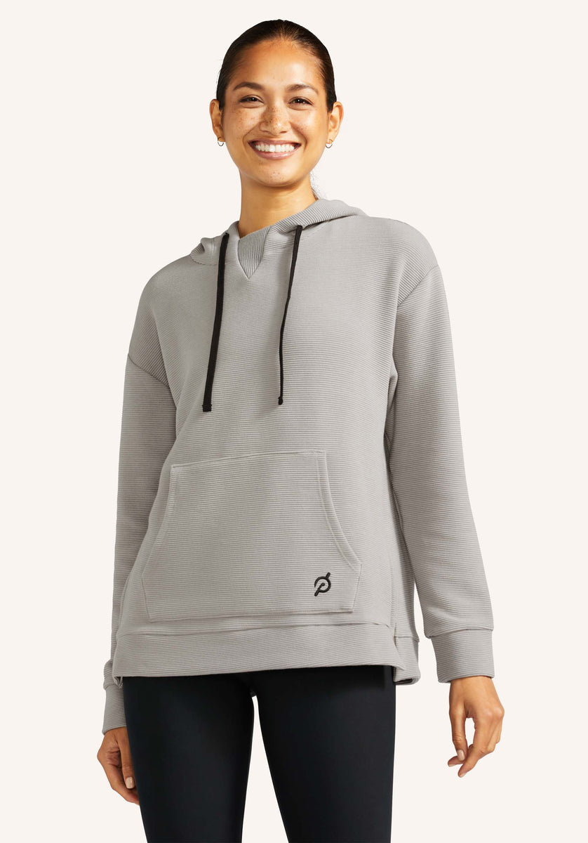 Rib Side Zip Hoodie – Peloton Apparel US