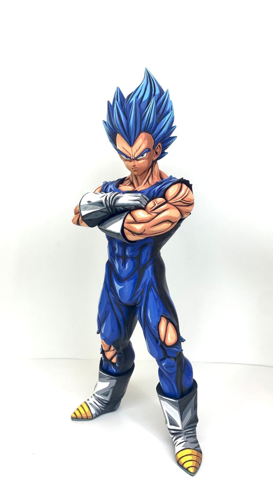 Vegeta Blue Figure with Comic Color Effect - Dragon Ball Anime