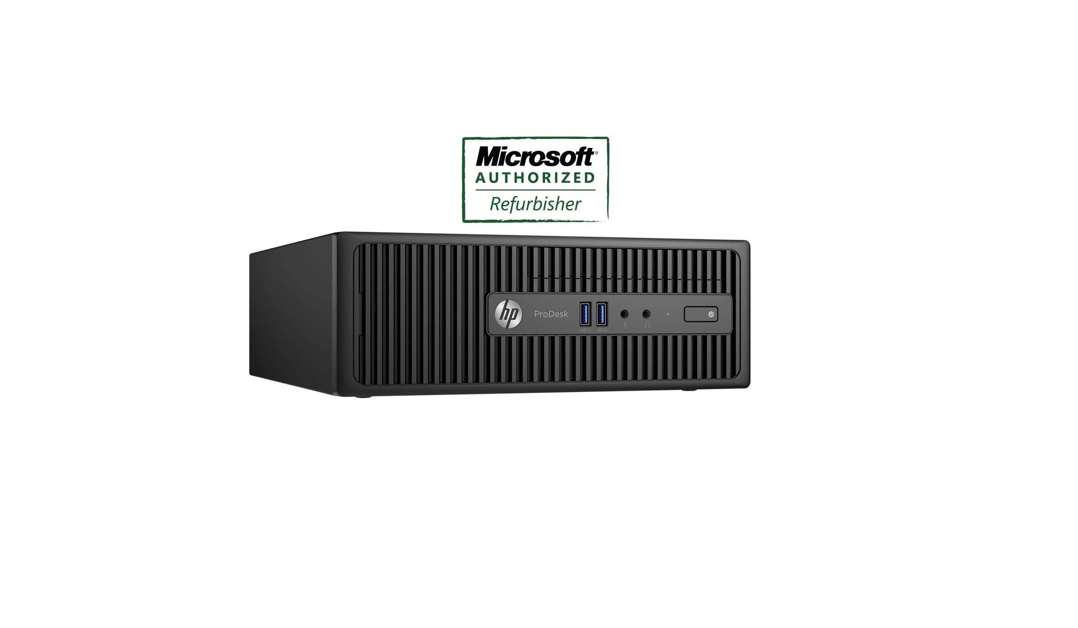 HP ProDesk 400 G3 SFF Desktop i5-6400 2.7GHz, 8GB RAM, 256GB Solid State Drive, Windows 10 Pro - Refurbished - REFURBio Canada product image