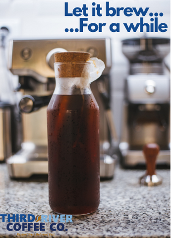 How to make cold brew coffee steeping process