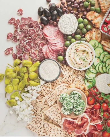 summer antipasto cheeseboard