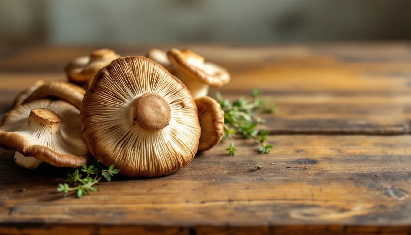 Shiitake mushrooms rich in beta-glucans
