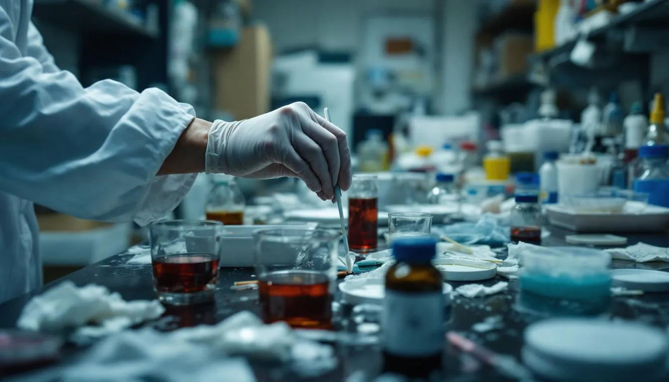 Contaminated spore swab due to mishandling in lab