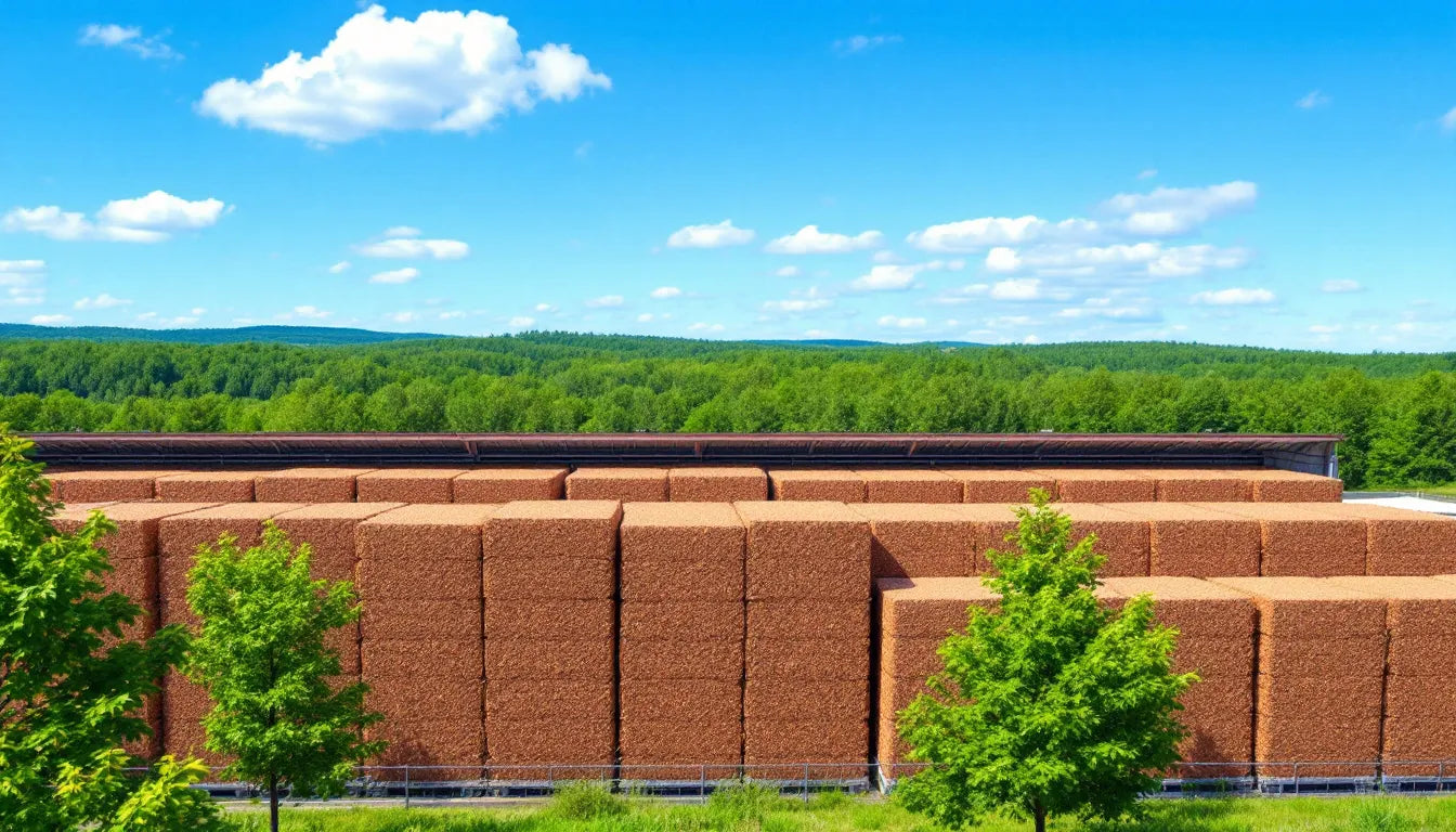 Biofuel pellets made from spent mushroom substrate
