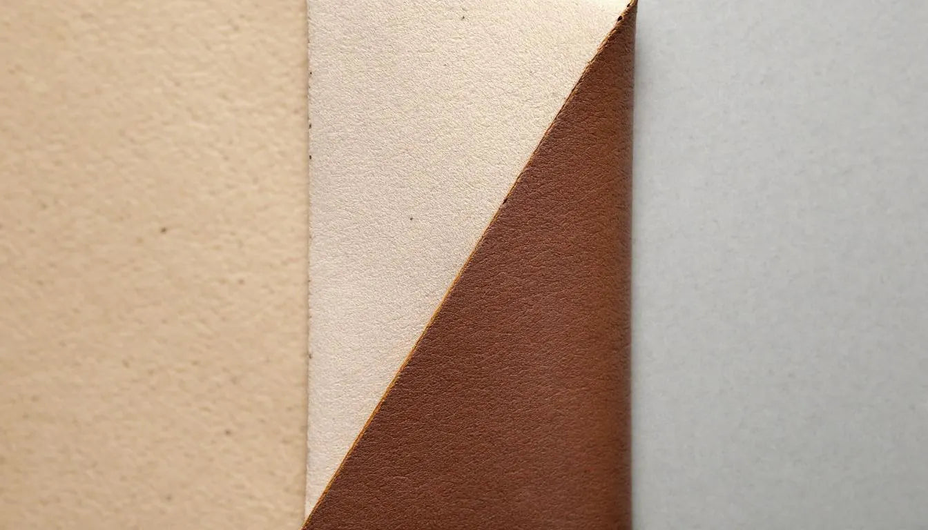 comparison of mushroom leather and animal leather materials