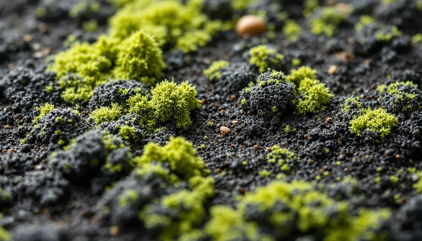 Mold contamination on mushroom growing medium