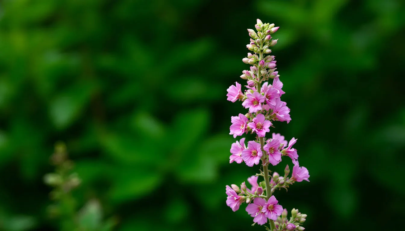 tall rosebay willowherb plant with pink flowers