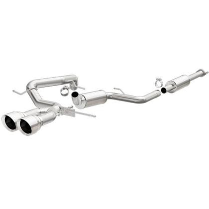 MagnaFlow Ford Focus ST Dual Center Rear Exit Stainless Cat Back Exhaust - Panda Motorworks