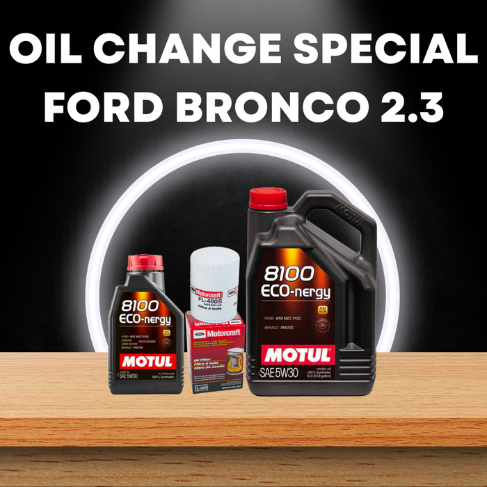 Panda Motorworks Ford Bronco Oil Change Special (2.3)