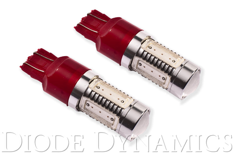 7443 LED Bulb HP11 LED Red Pair Diode Dynamics