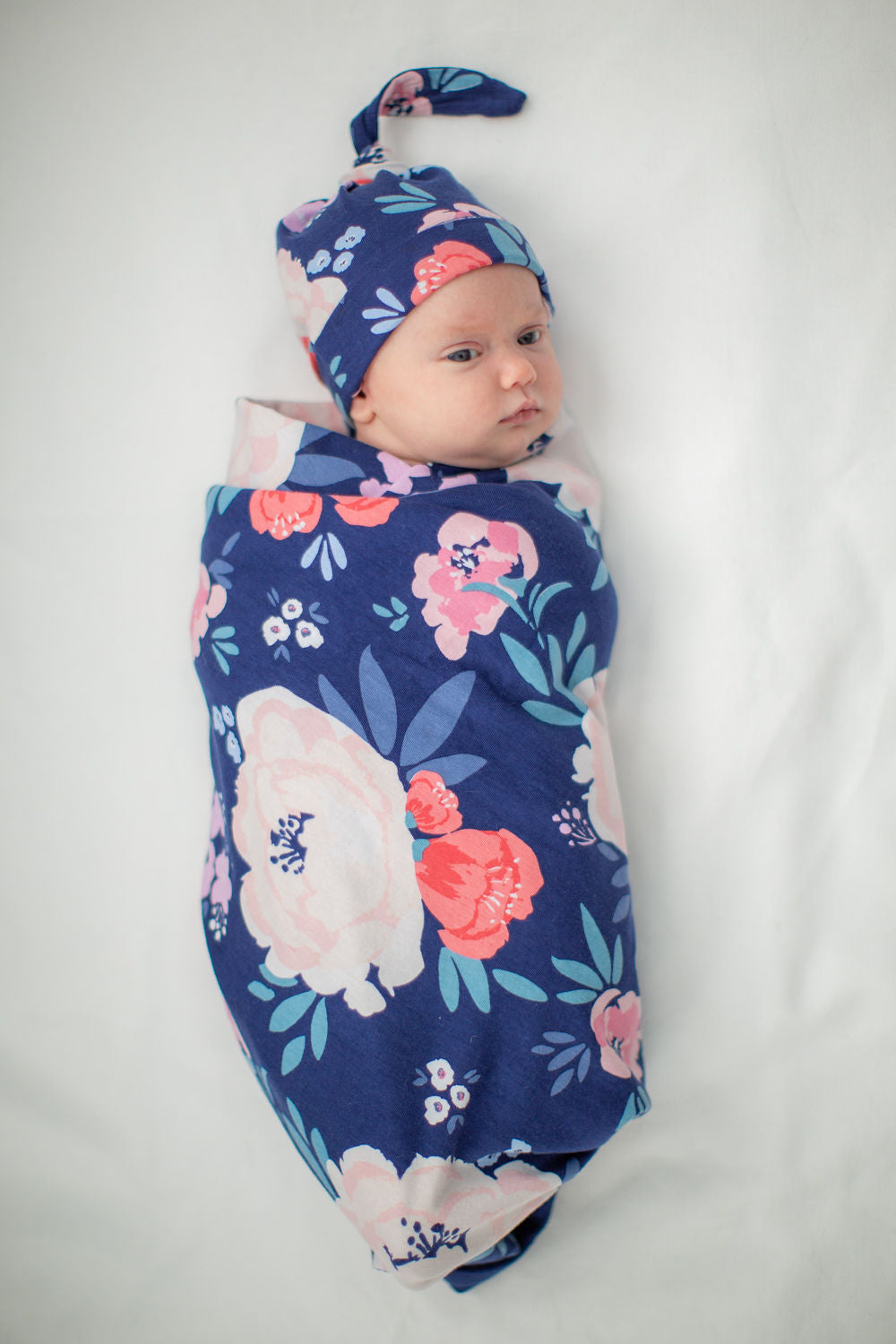 floral baby swaddle blanket