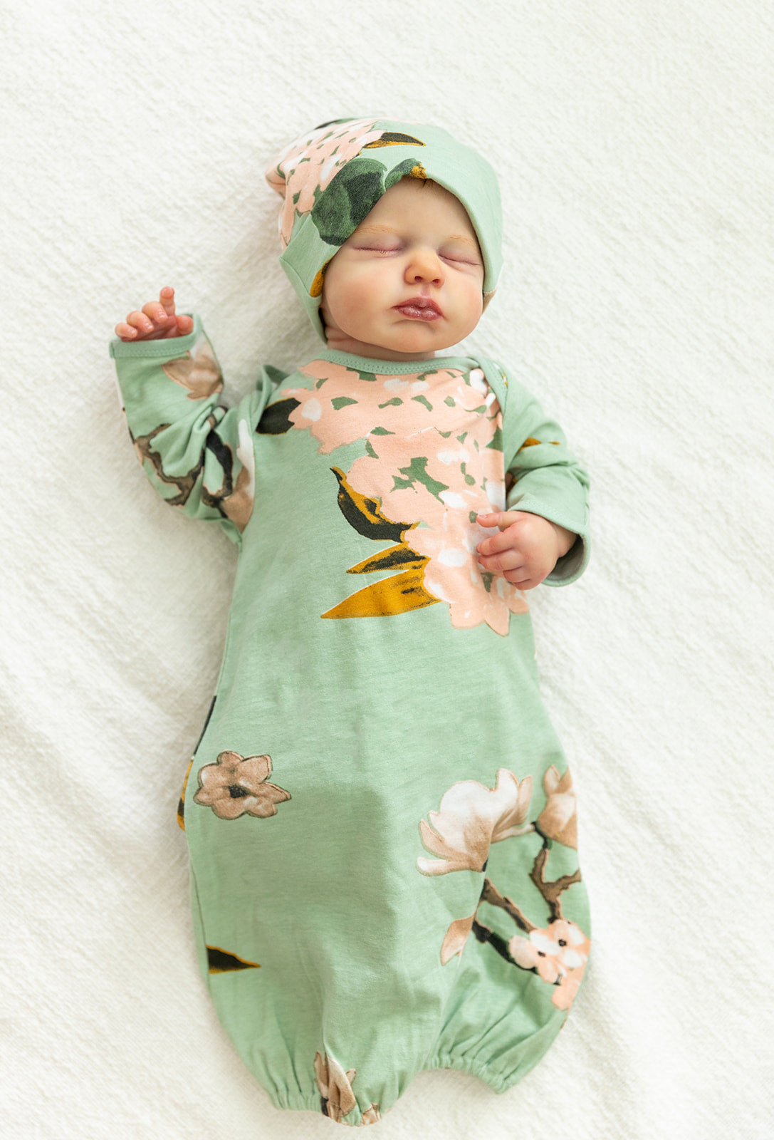 Gia Delivery Robe & Matching Baby Receiving Gown Set