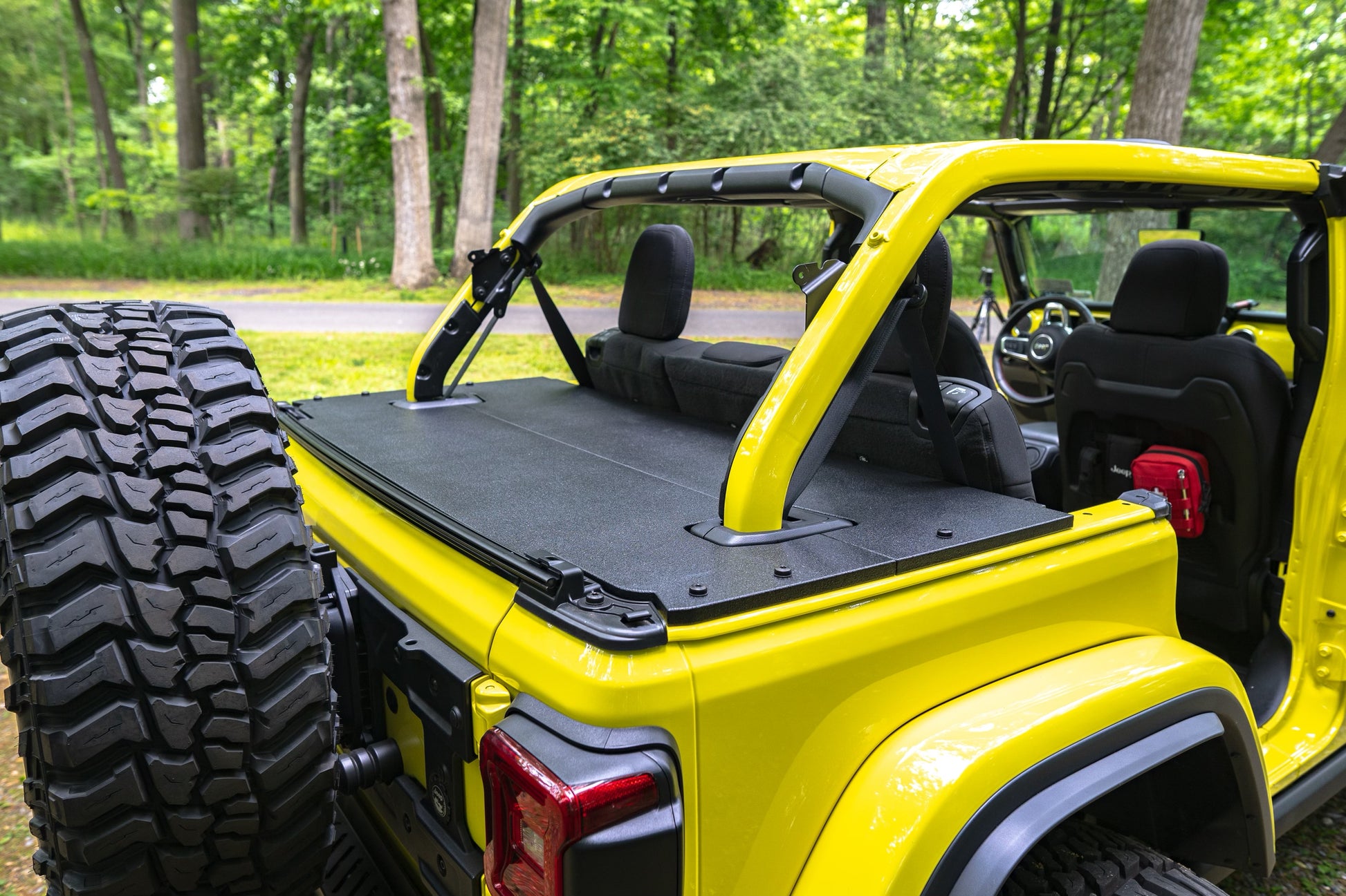 20182024 Jeep Wrangler JL 4DOOR Rear Cargo ShelfN DIRT ROAD CRED