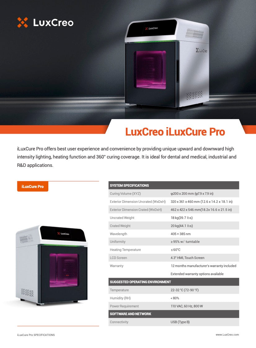 ¡LuxCure Pro offers best user experience and convenience curing
