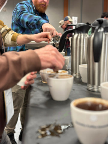 coffee cuppings roasted by mom coffee