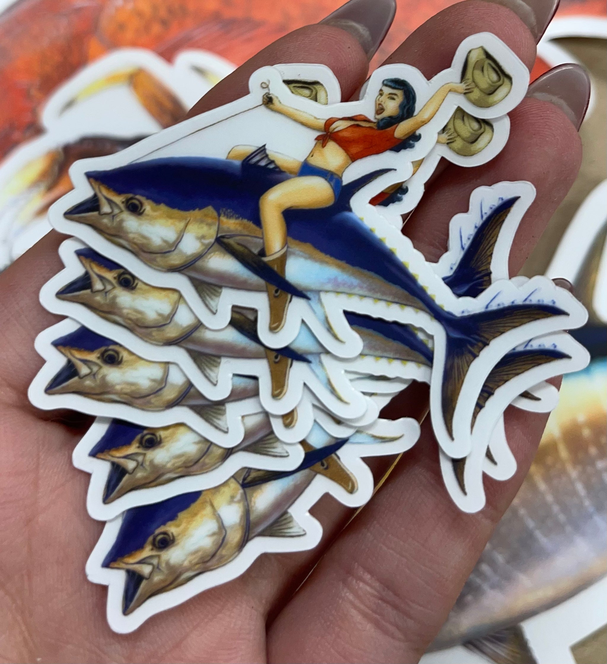 Socal Fish Stickers 5 Pack | Quality Fish Decals by Abachar Studio