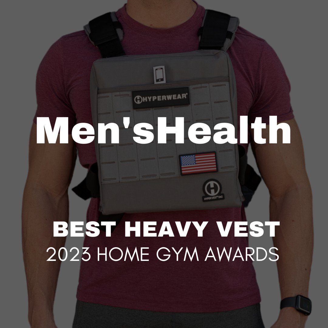  Hyperwear Hyper Vest PRO Weighted Vest Men and Weight Vest  Women, Performance Stretch Wicking Fabric, Thin Adjustable Weighted Vest,  Pre-loaded with Smallest Steel Weights for Weighted Vests (10 lbs SM) 