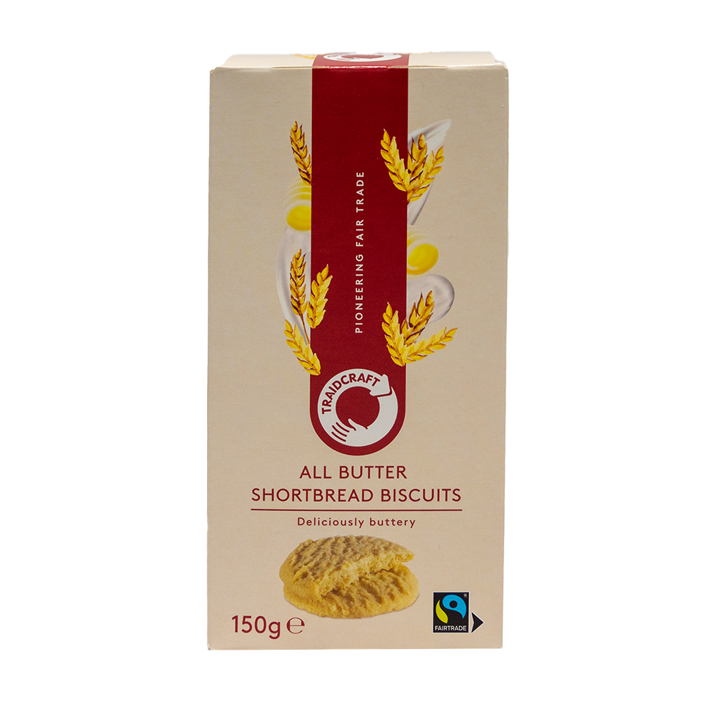 Image of Traidcraft All Butter Shortbread Biscuits 150g