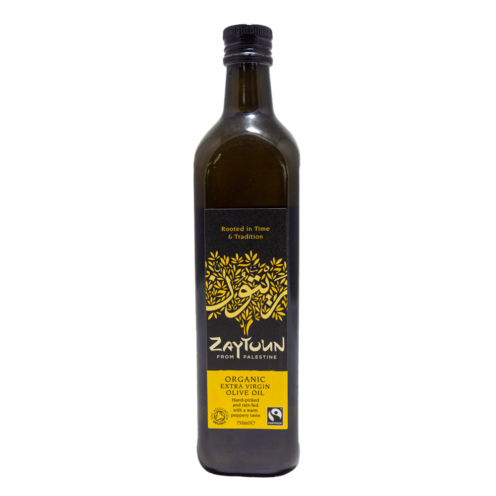 Image of Zaytoun Fairtrade Organic Extra Virgin Olive Oil (750ml)