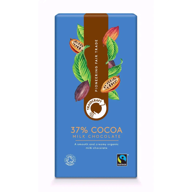 Image of Traidcraft Fairtrade Organic Milk Chocolate bar