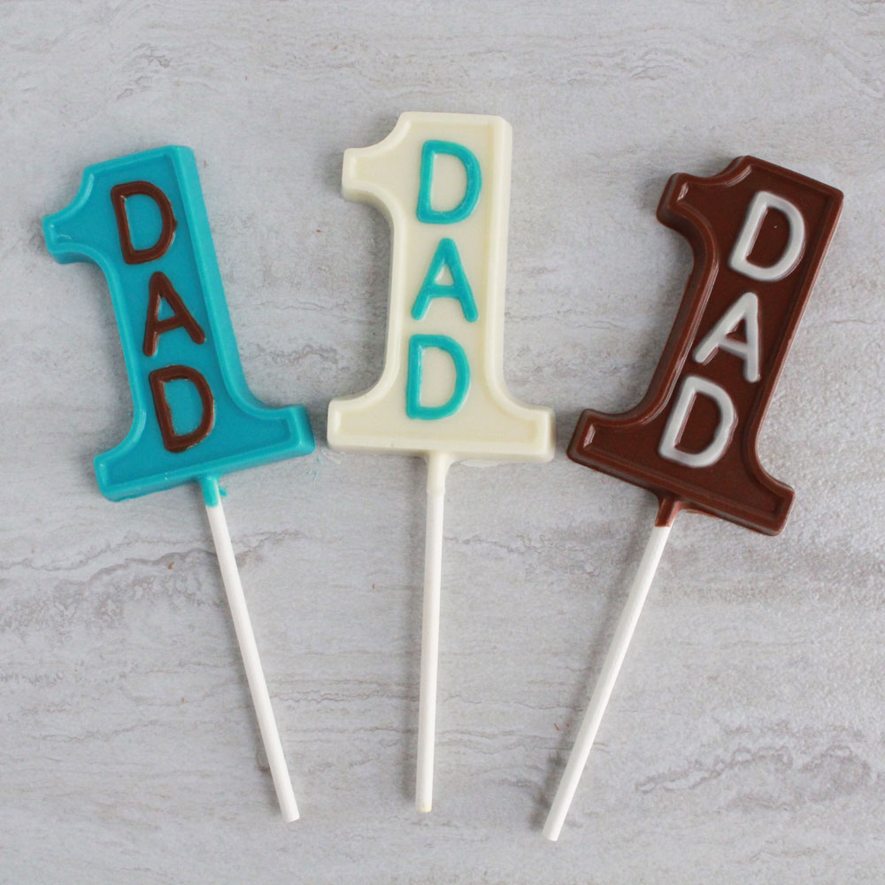 Father's Day Chocolate Lollipops 