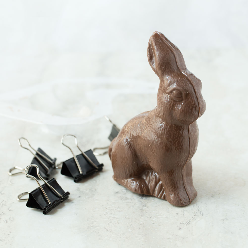 how to make a chocolate bunny homemade