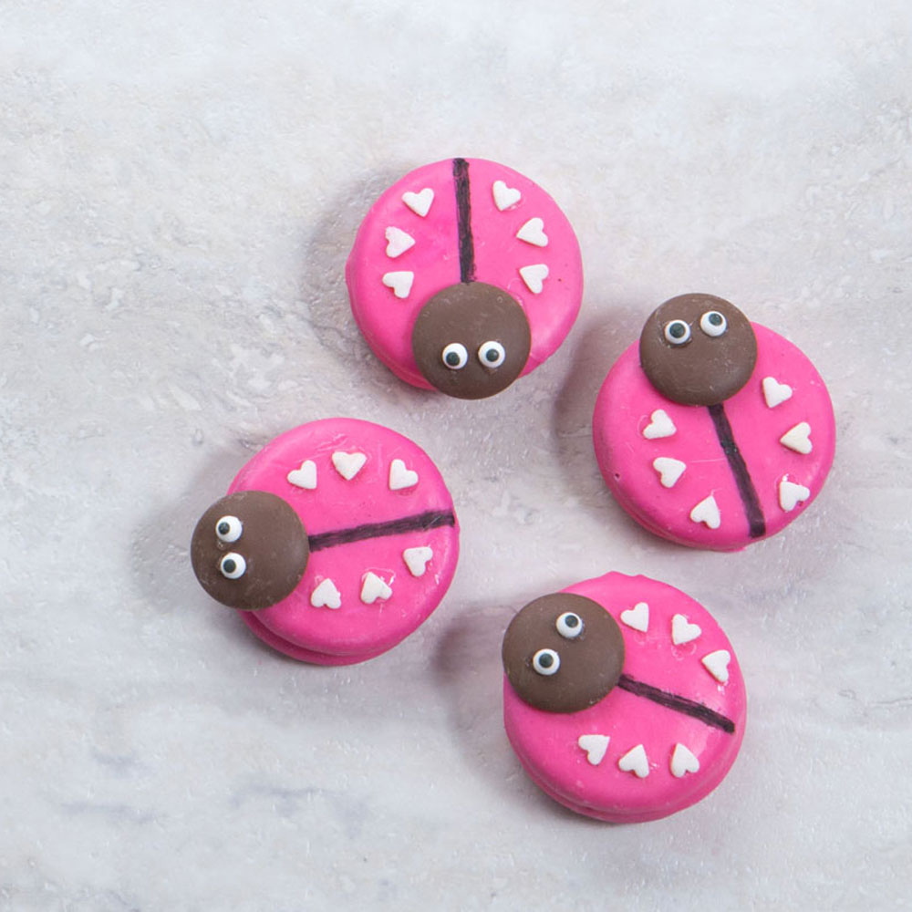 Ladybug oreo cookies recipe