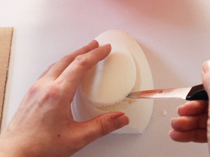 how to make a panoramic sugar egg with a chocolate mold