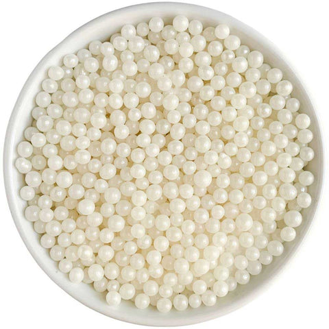 12mm White Sugar Pearls – Wholesale Sugar Flowers